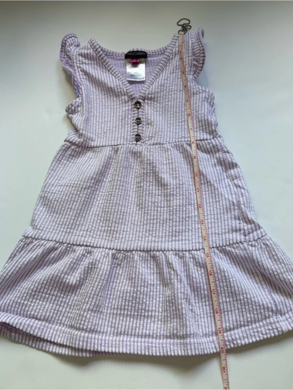Vince Camuto Lavender Tiered Summer Dress Girl’s Size 4 Cottagecore Prairie Boho